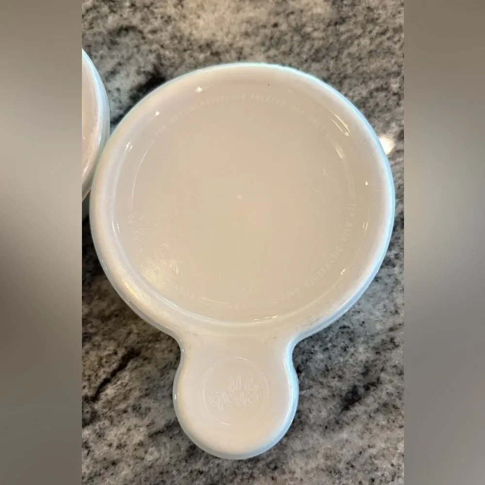 Corningware White Lids Set